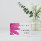 Visite L'eau rose de Gerbera laisse tomber le carte de (Debout devant)