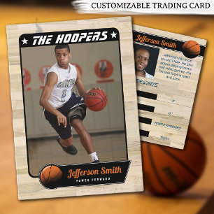 Visite Lecteur de basket-ball Carte de trading personnali