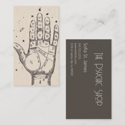 Visite Lecteur de carte Tarot Lecture de la paume psychiq (Devant / Derrière)