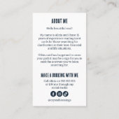 Visite Lectures de carte Tarot Haute Prêtesse (Dos)