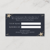 Visite Les Étoiles Cosmiques Référencent Une Carte De Réf (Dos)