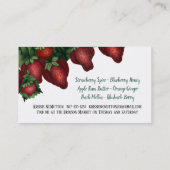 Visite Les fraises vintages autoguident le carte de (Dos)