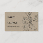 VISITE LIGNE DE CRÈME BLEU MODERNE DESSINANT CARTE DE PLA (Dos)