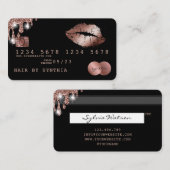 Visite Lips maquillage rouge à lèvres Carte de crédit Sty (Devant / Derrière)