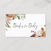 Visite Livres rustiques pour carte de boîtier Baby shower (Devant)