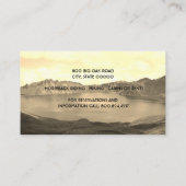 Visite Location cabine ou Bed and Breakfast Carte de visi (Dos)