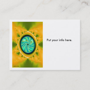 Visite "L'oeil". carte de .business