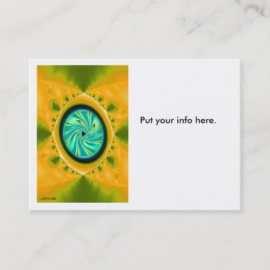 Visite "L'oeil". carte de .business (Devant)