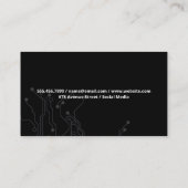 Visite Logo Bio Tech | IA | Carte de Circuit (Dos)