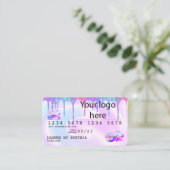 Visite Logo de la carte de crédit moderne Holograph Paste (Debout devant)