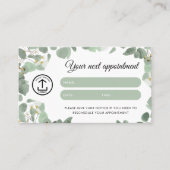 Visite Logo de la carte de rendez-vous client Eucalyptus  (Devant)