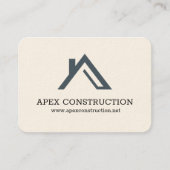 Visite Logo de la maison de toit A-Frame Design Carte de  (Devant)