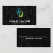 Visite Logo de la technologie AI | Carte de circuit (Devant / Derrière)