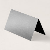 Visite Logo de script Silver Foil Carte de remerciements  (Dos)