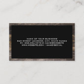 Visite Logo d'éclaboussure en verre de vin | Carte de vis (Dos)