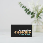 Visite Logo Double Cookies, Carte de collecte de fonds po (Debout devant)