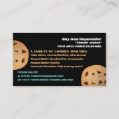 Visite Logo Double Cookies, Carte de collecte de fonds po (Dos)