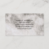 Visite Logo immobilier | Découpe en marbre | Carte de vis (Dos)