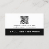 Visite Logo professionnel propre de bricoleur Carte de vi (Dos)