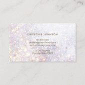 Visite logo seashell aquarelle arrière - plan carte de vi (Dos)