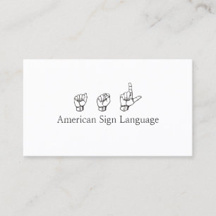 Visite LSF, Langue des Signes, Traducteur, Carte de Visit