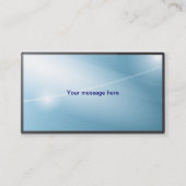 Visite Lumière bleue générique de modèle de carte de (Dos)