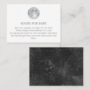 Visite Lune S'il vous plaît apporter un livre Carte de bo