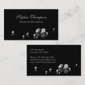 Visite Magasin de bijoux de luxe de diamants - carte de (Devant / Derrière)