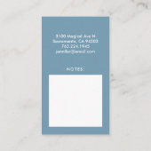 Visite Magicien mignon de chien de carte de contact de (Dos)