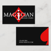 Visite Magicien moderne de carte Poker divertissement (Devant / Derrière)