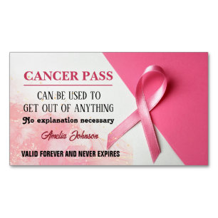 Visite Magnétique Carte humoristique de soutien contre le cancer du