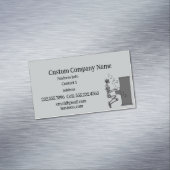 Visite Magnétique Squelette Jouer Piano Musique Drôle Carte de visit (In Situ)