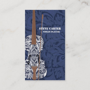 Visite Maître de professeur de carte d'artiste de musiqu