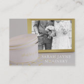 Visite Mariage Casquette designer Milliner Carte de visit (Devant)