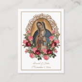 Visite Mariage catholique de Guadalupe Favoriser la Carte (Devant)