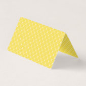 Visite Mariage de fleurs tropicales jaunes Table / Carte  (Dos)