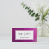 Visite Mariage pourpre chic conseillant le carte de (Debout devant)