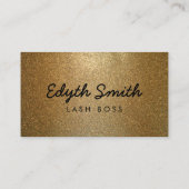 Visite Mascara de parties scintillantes d'or ou carte de (Dos)