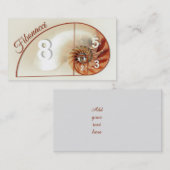 Visite Mathématiques de séquence Fibonacci, Carte de visi (Devant / Derrière)