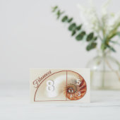 Visite Mathématiques de séquence Fibonacci, Carte de visi (Debout devant)