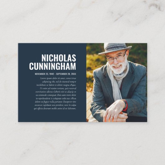 Visite Mémorial funéraire en Carte photo de mémoire d'amo (Devant)