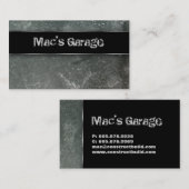 Visite Métal 2 d'entrepreneur de construction de carte de (Devant / Derrière)