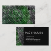 Visite Métal 2 d'entrepreneur de construction de carte de (Devant / Derrière)