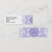 Visite Mini 11Mandala 6, carte de profil (Devant / Derrière)