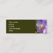 Visite Mini Abeilles sur la carte de profil de ~ de crocus (Dos)