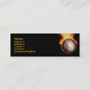 Visite Mini Base-ball sur la carte de profil du feu