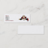 Visite Mini Carte 1 de profil de Kilroy de sapeur-pompier (Devant / Derrière)