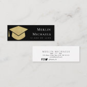 Visite Mini Carte à la mode d'insertion de nom d'obtention du (Devant / Derrière)