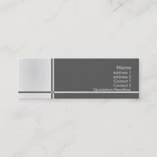 Visite Mini Carte B-Professionnelle de profil