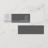 Visite Mini Carte B-Professionnelle de profil (Devant / Derrière)